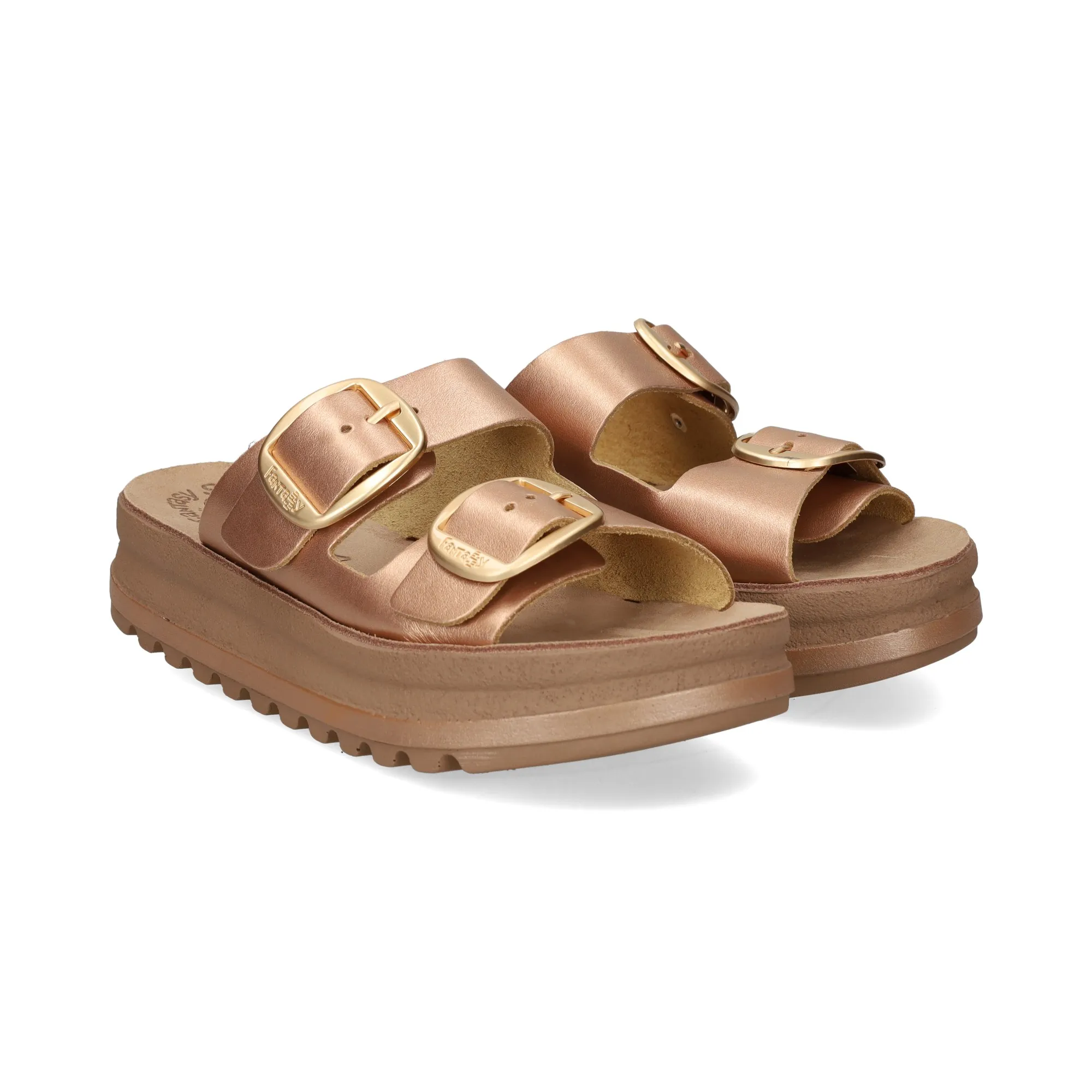 FANTASY Sandalias con plataforma de Mujer CANDY-ROSE GOLD