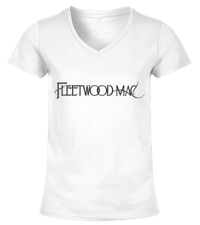 Fleetwood Mac 14 BK Camiseta cuello pico Mujer