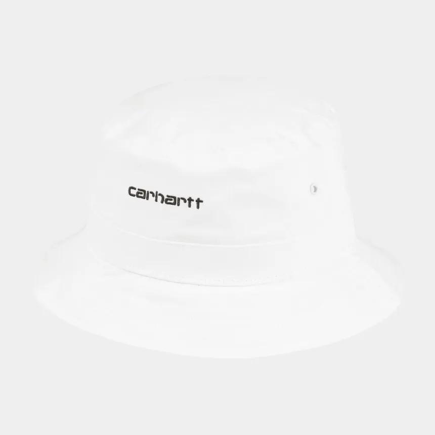 Gorro Pescador Carhartt Wip Script Blanco