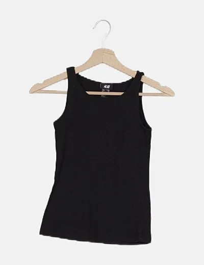 H&M Camiseta negra básica