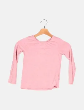 H&M Camiseta rosa básica