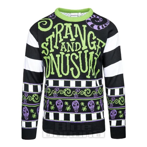 Jersey de punto oficial de Beetlejuice Strange & Unusual (negro)