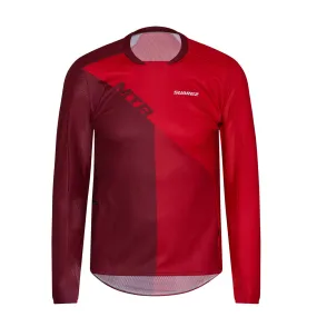 Jersey SUAREZ MTB HOP Manga Larga Hombre Rojo/Vino Talla:G MBD0228100L1054