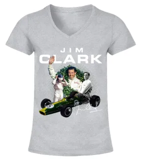 Jim Clark 10 GR Camiseta cuello pico Mujer