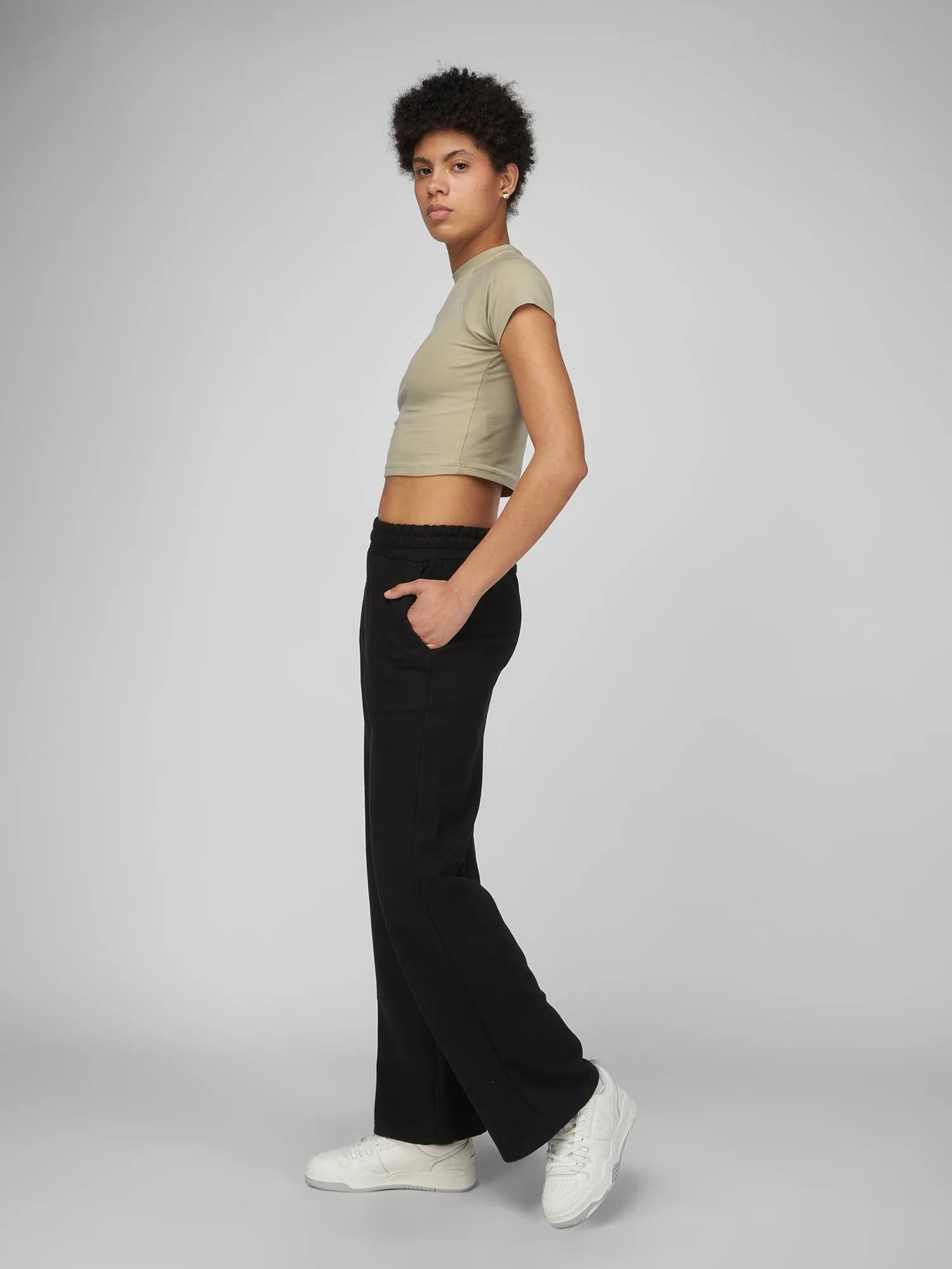 Jogger para Mujer DVK WIDE LEG JOGGER BLK