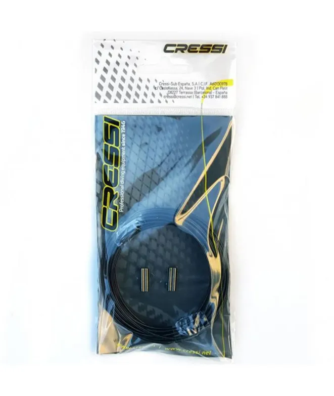 Kit de pesca submarina Cressi Sub Nylon 140 + Remaches Black