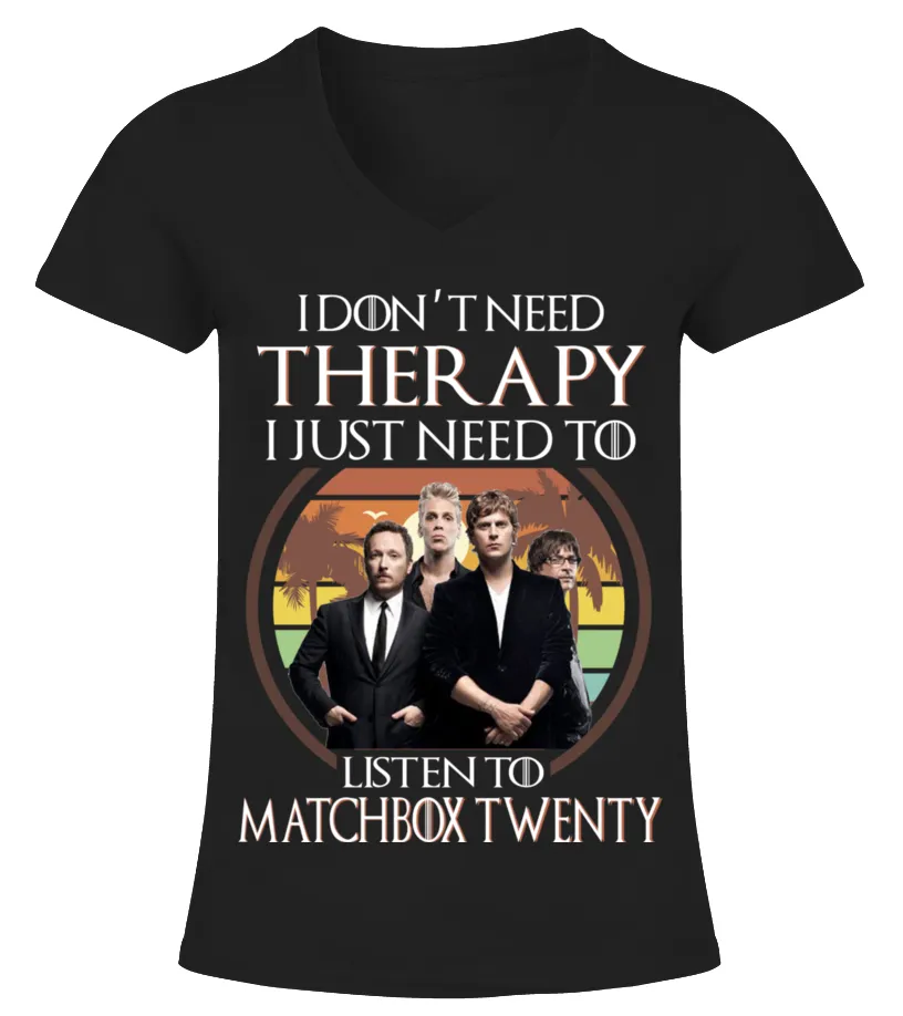 LISTEN TO MATCHBOX TWENTY Camiseta cuello pico Mujer