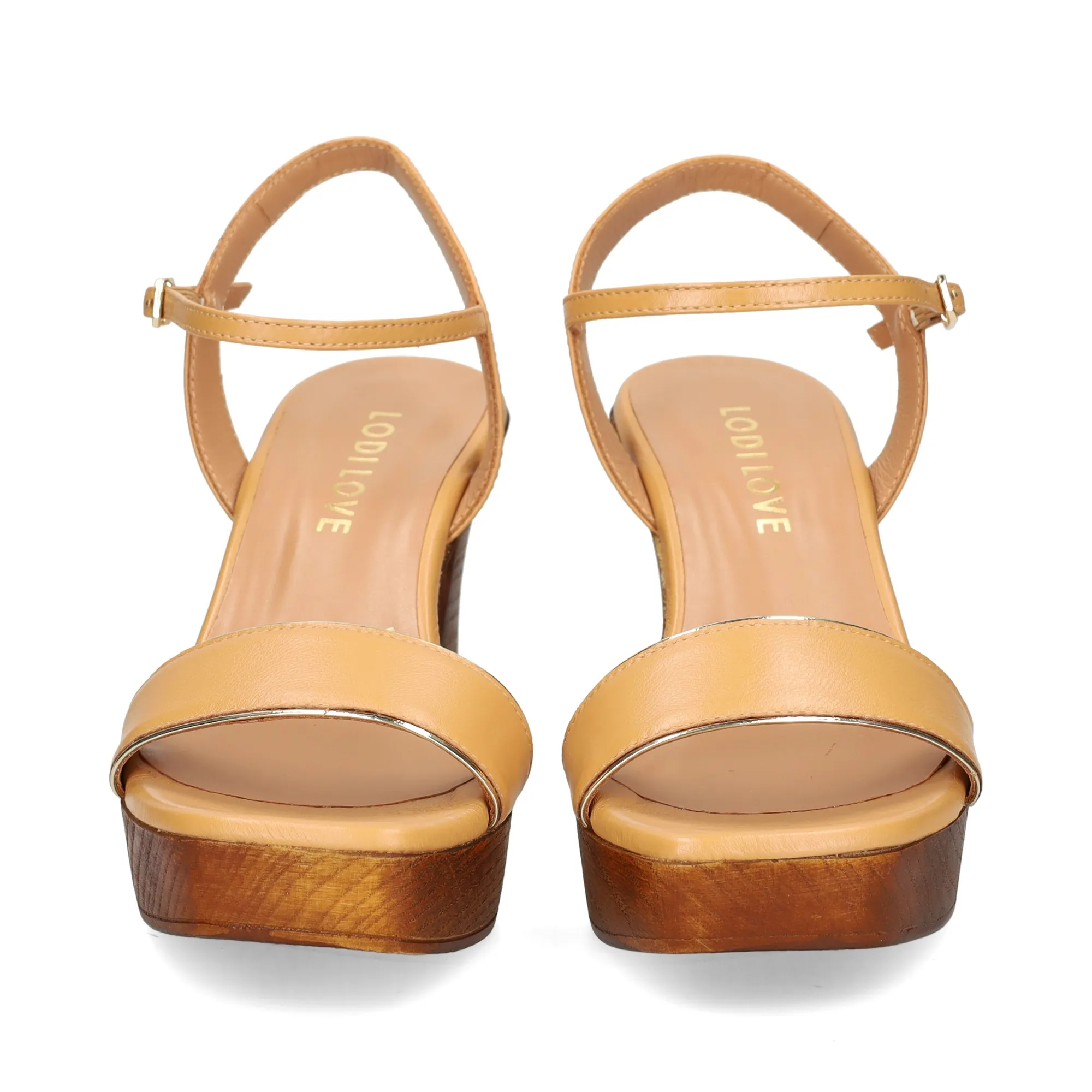 LODI Sandalias con plataforma de Mujer VEGAS CAMEL