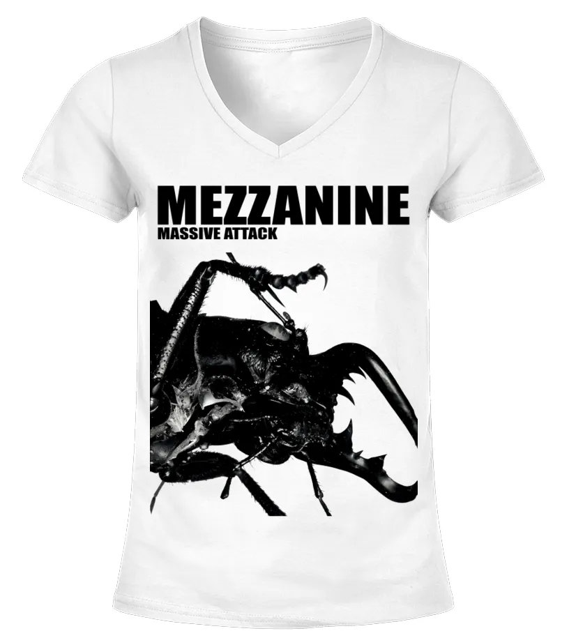 Massive Attack 21 WT Camiseta cuello pico Mujer