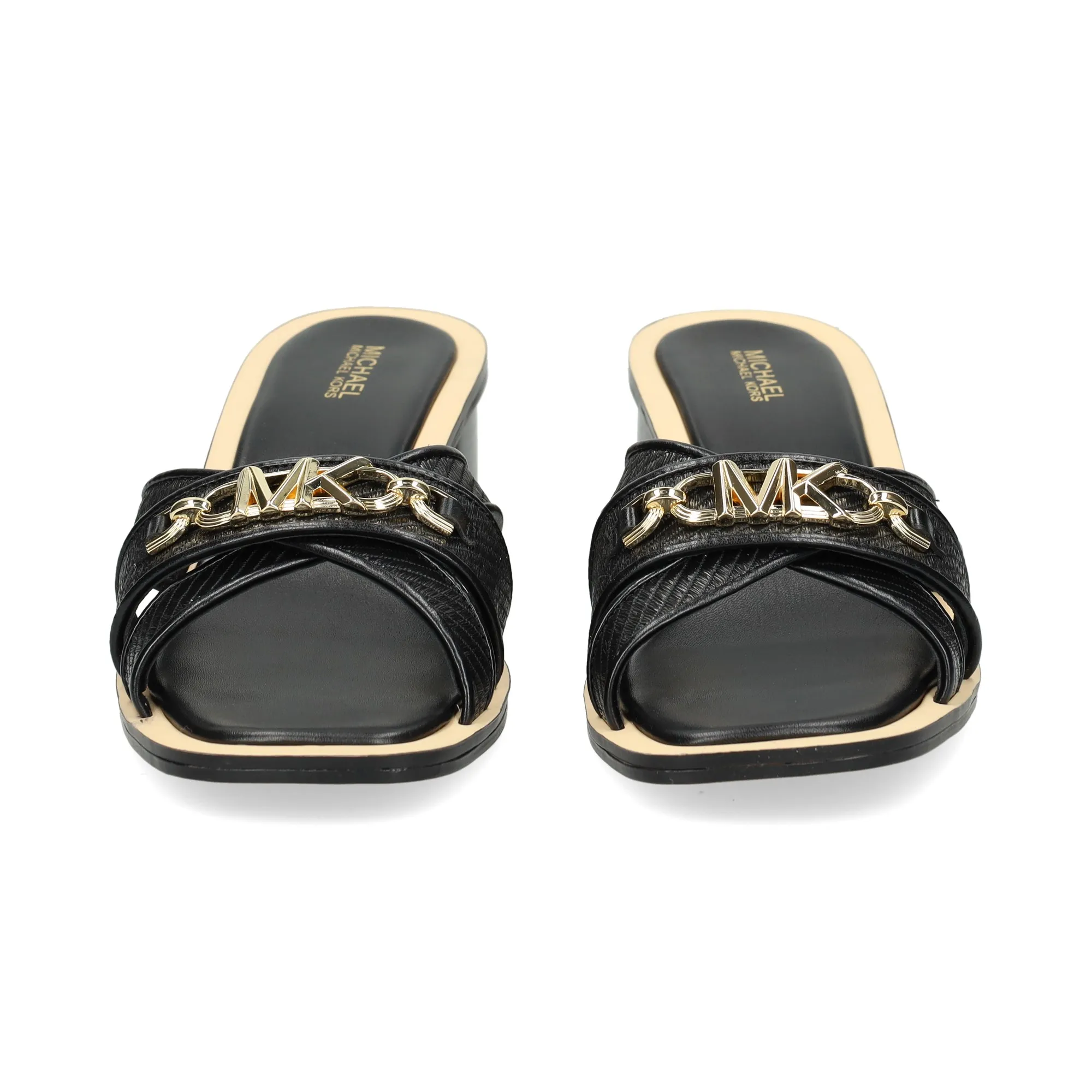 MICHAEL KORS Sandalias con tacón de Mujer 003 BLACK/BLAC