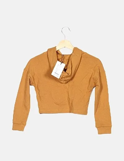 Name it Sudadera camel con capucha