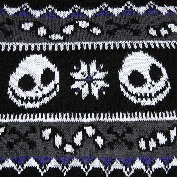 Nightmare Before Christmas Jersey Navideño Jack (Negro)