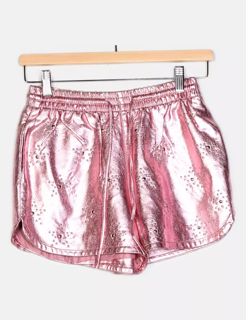 NoName Pantalones de tela Cortos Polipiel