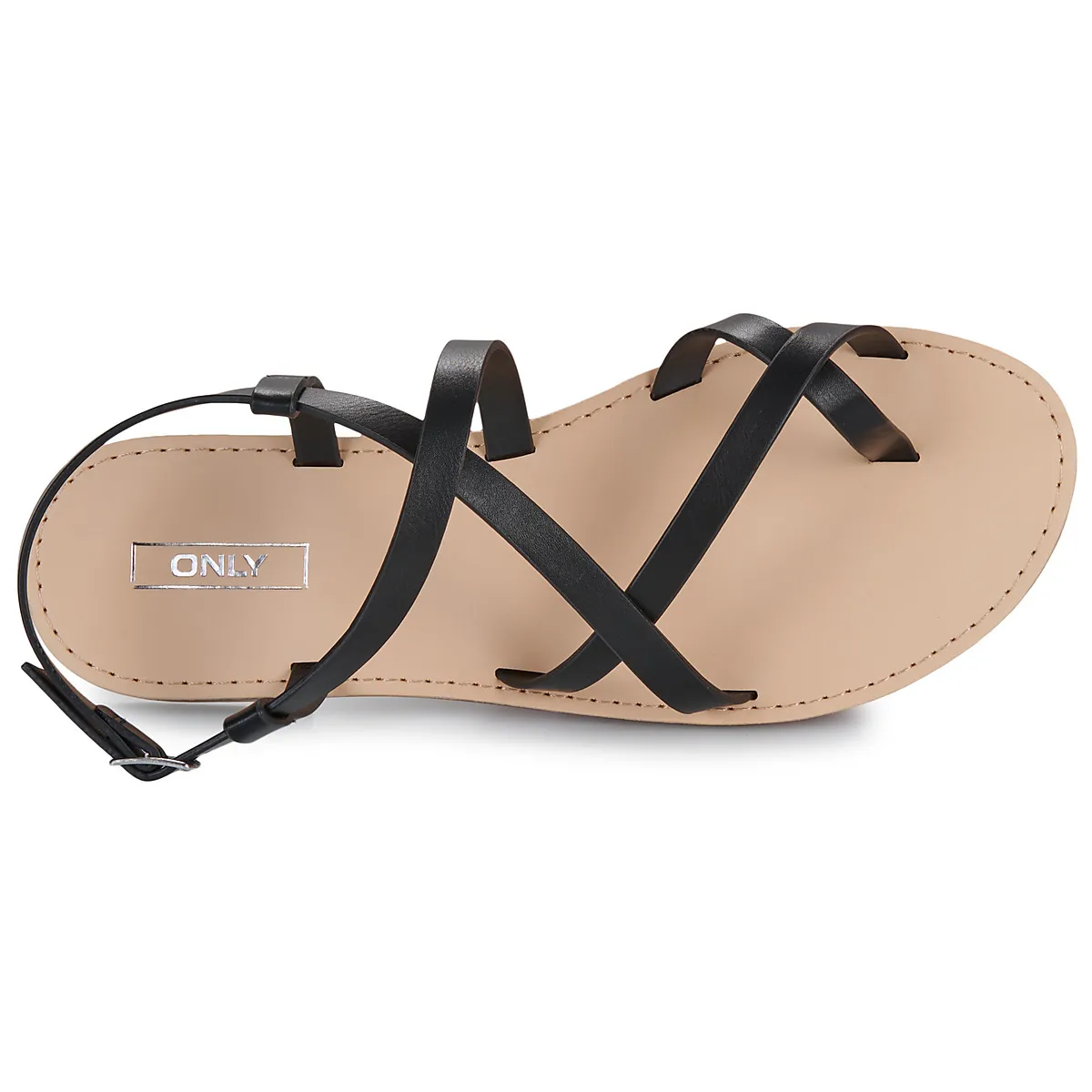 ONLMANDALA-15 FOIL CROSSOVER SANDAL