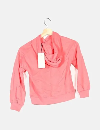 ONLY Sudadera rosa fucsia capucha