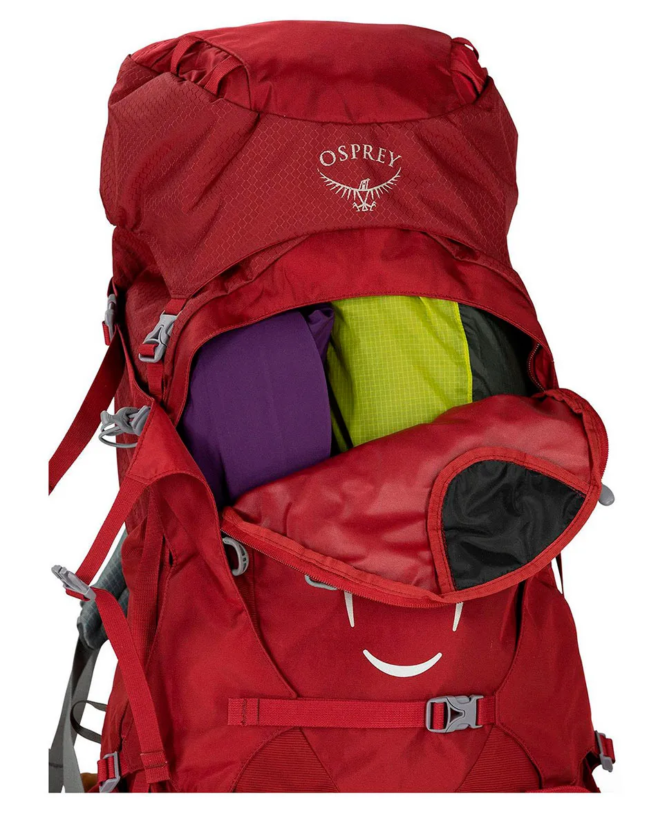 osprey ARIEL 65 Claret Red WXS/S