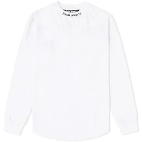 Palm Angels Logo Mock Neck T-shirt