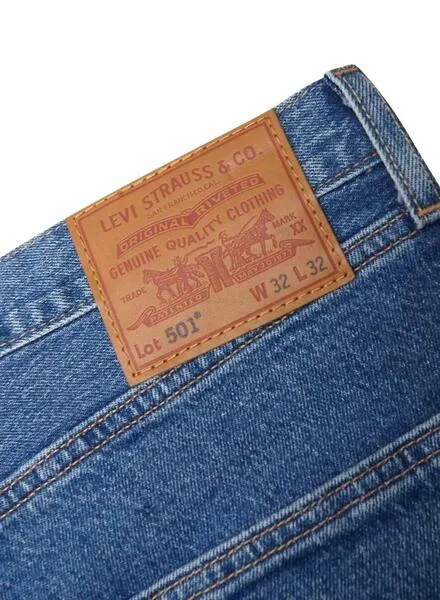 Pantalón Vaquero Levis 501 Original Azul Hombre