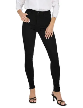 Pantalón vaquero Only Royal negro skinny para mujer