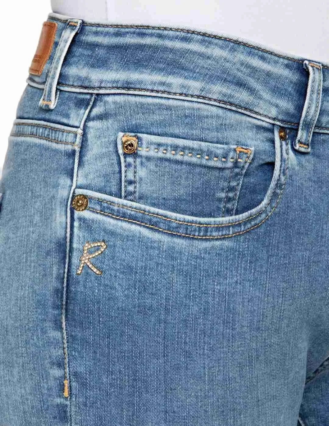 Pantalón vaquero Replay azul para mujer -b