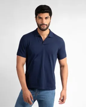 Polo Cuello Camisa Hombre Renato Azul Náutico