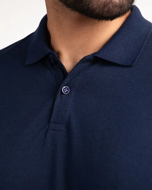 Polo Cuello Camisa Hombre Renato Azul Náutico