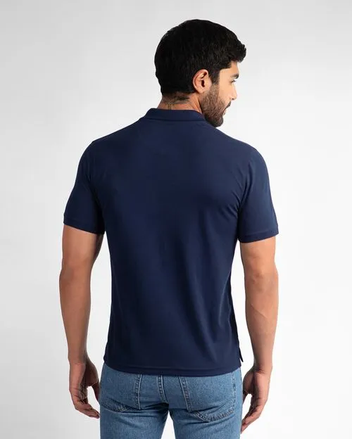 Polo Cuello Camisa Hombre Renato Azul Náutico