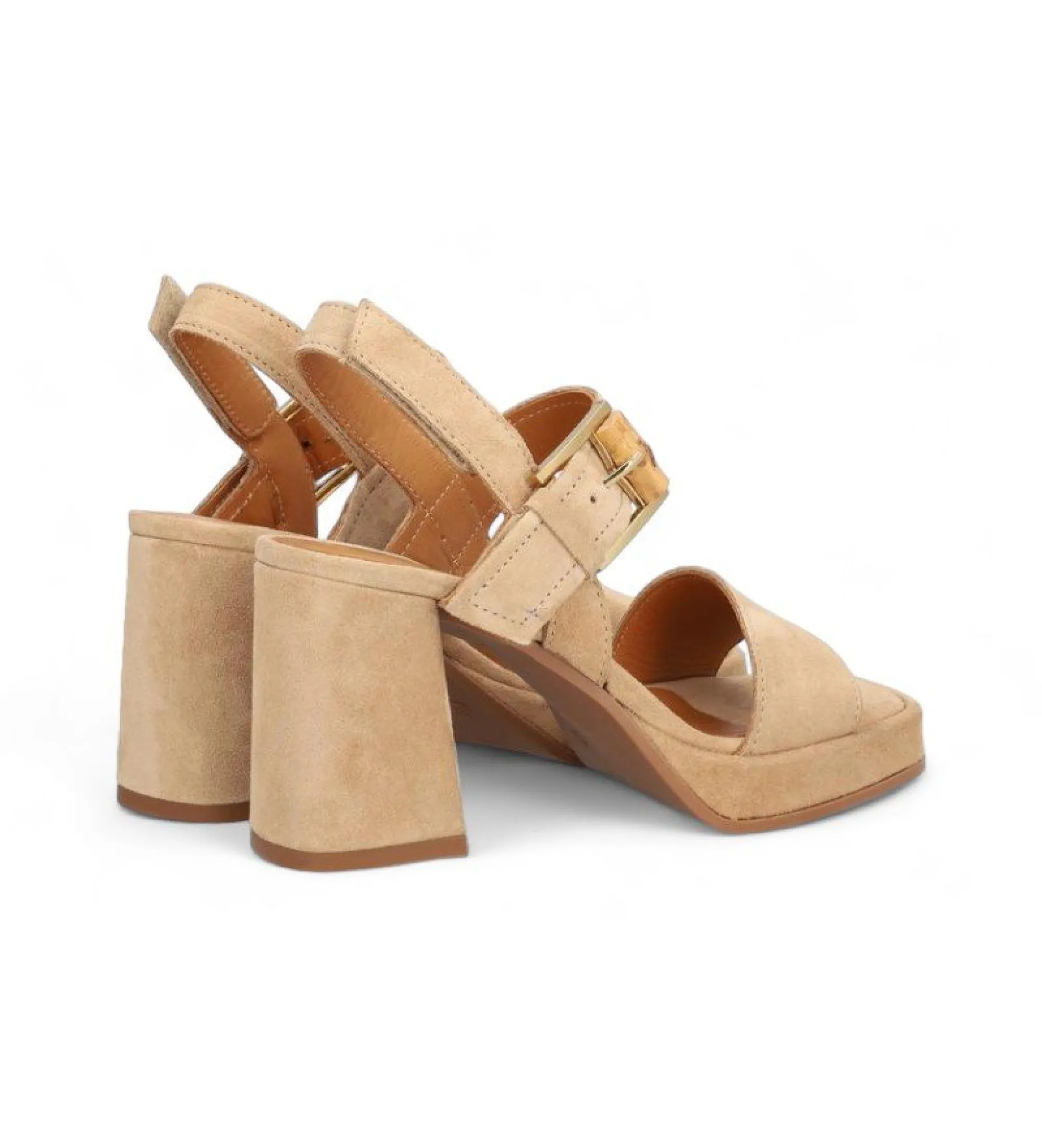 Sandalias de piel Chiara 11 beige-Altura tacón 8.5cm-