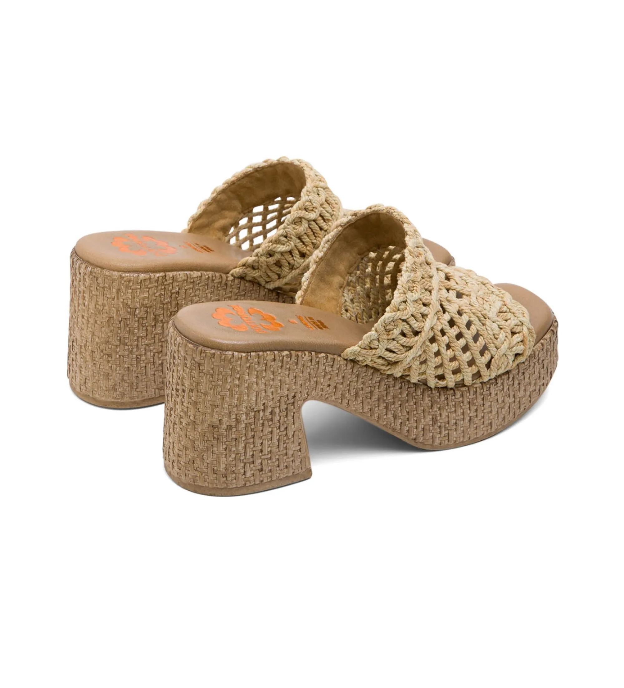 Sandalias de Piel Judith beige -Altura tacón 8cm-