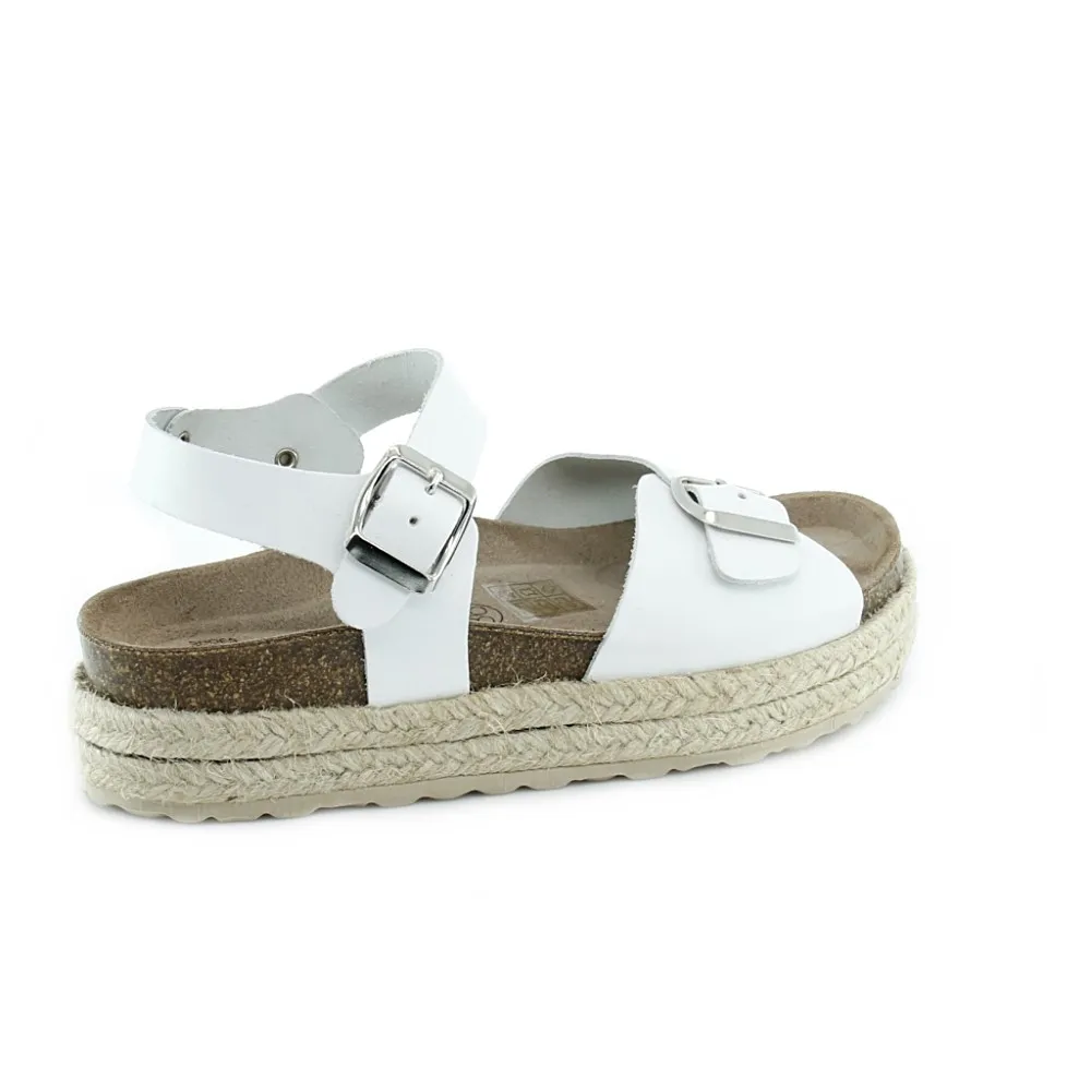 Sandalias de plataforma AngryMount 801 Blanco