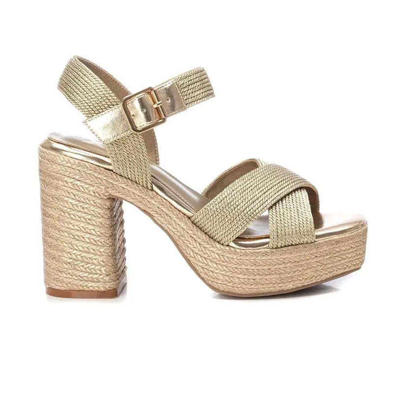 Sandalias De Tacón Xti 142741 Mujer Oro