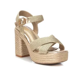 Sandalias De Tacón Xti 142741 Mujer Oro