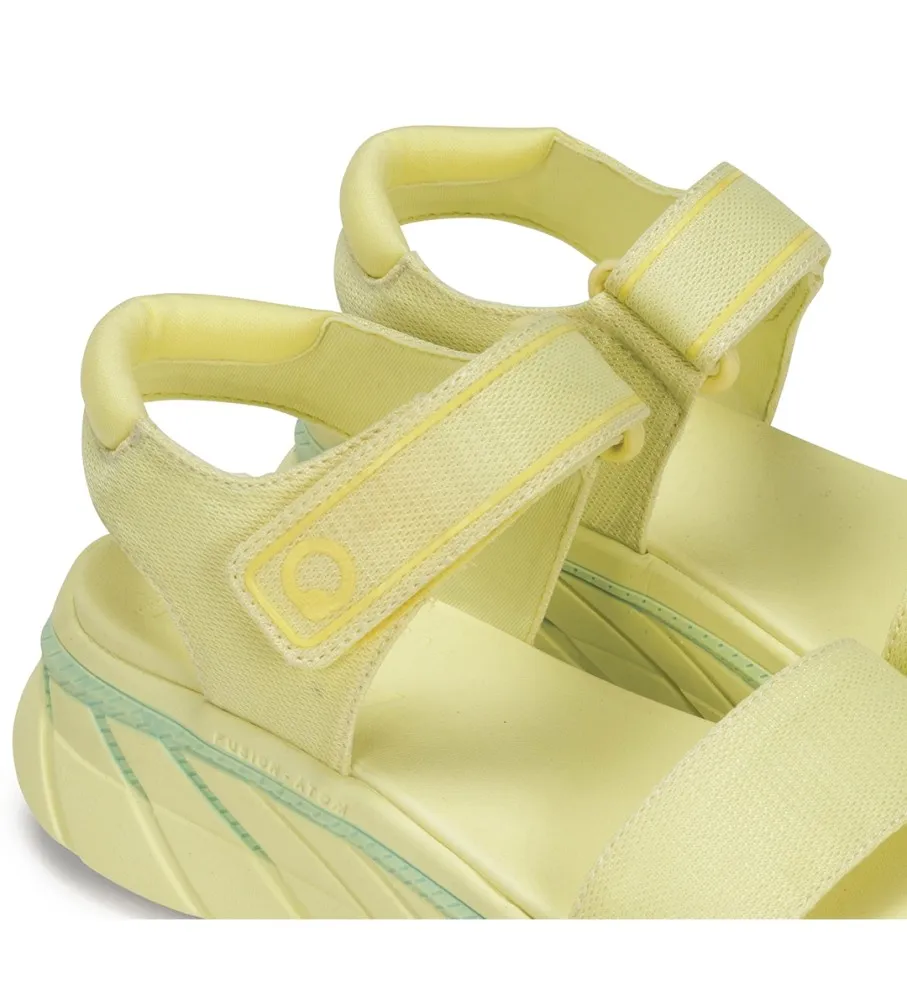 Sandalias Fresh Amarillo -Altura plataforma 5cm-