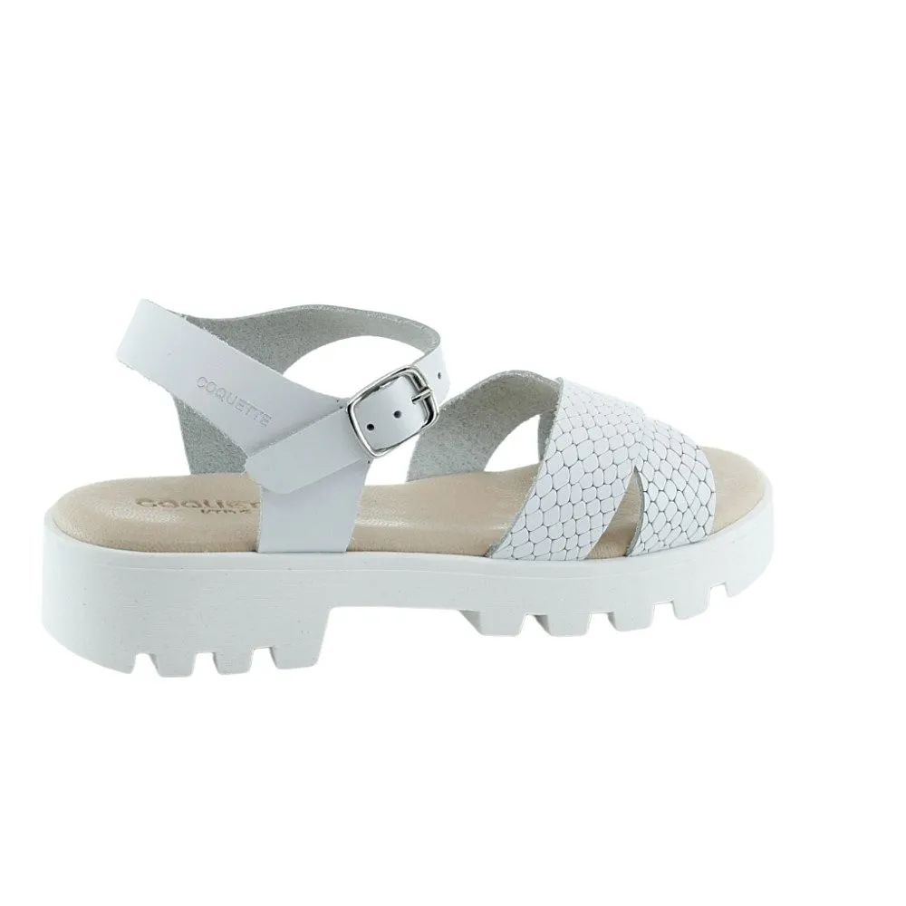 Sandalias plataforma Coquette 15001 Blanco