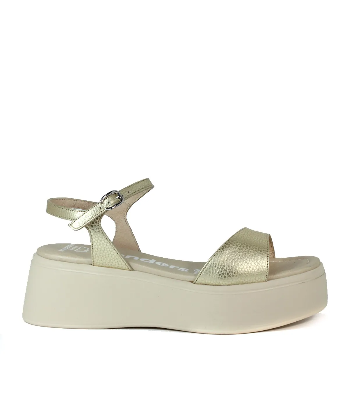 SANDALIAS PLATAFORMA PLATINO WONDERS AURORA A-3701