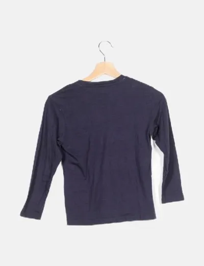 Sfera Camiseta azul oscura básica