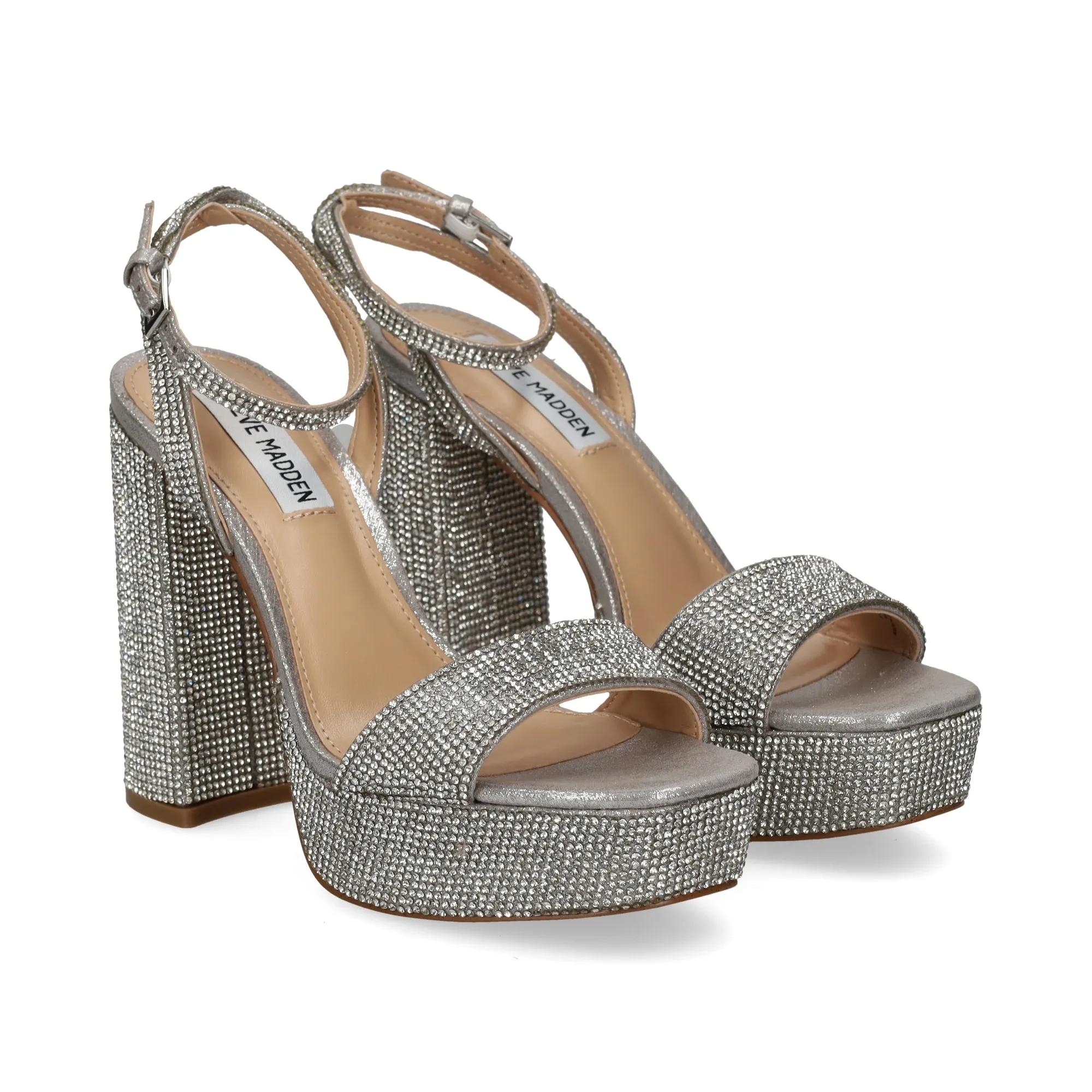 STEVE MADDEN Sandalias con plataforma de Mujer RHINESTONE