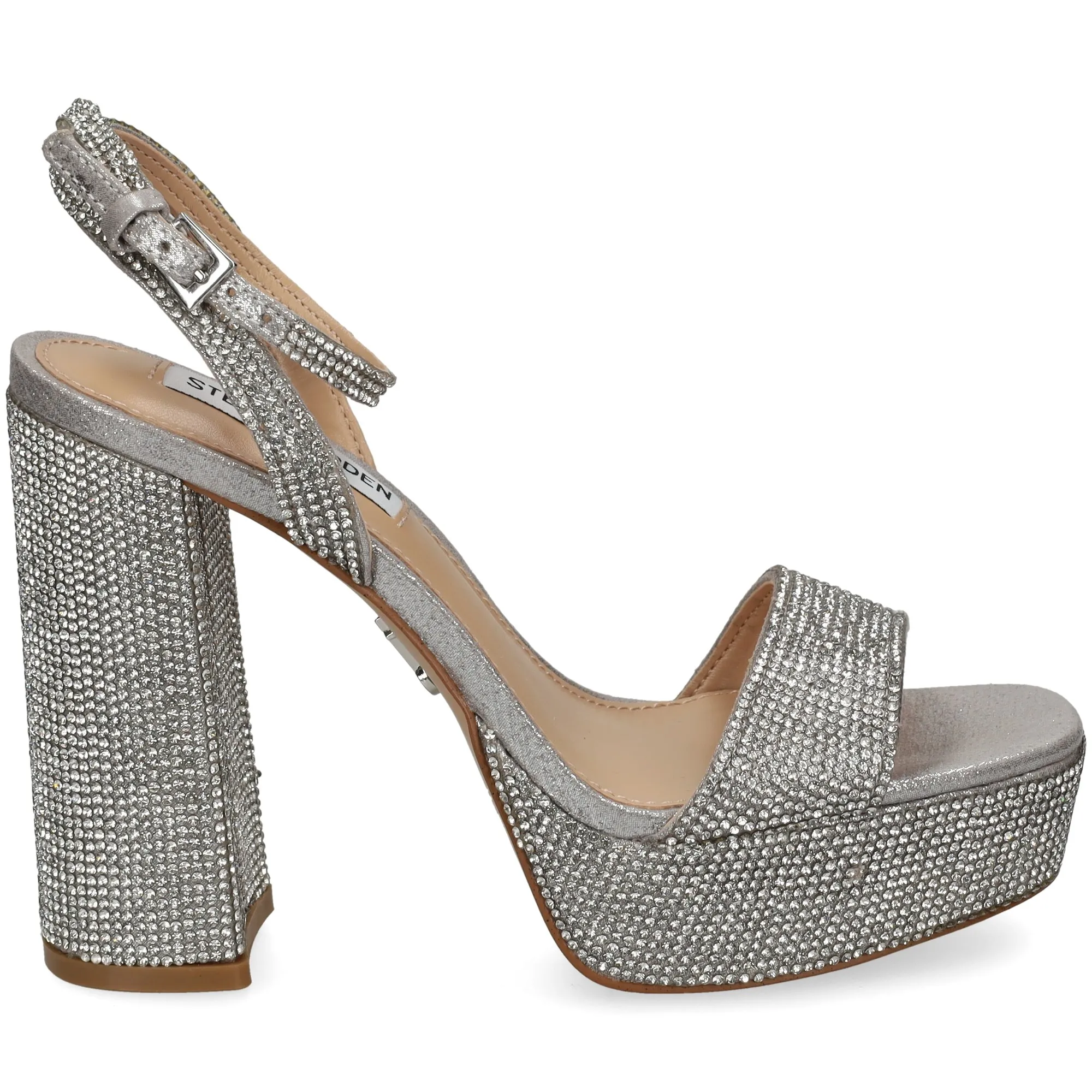 STEVE MADDEN Sandalias con plataforma de Mujer RHINESTONE