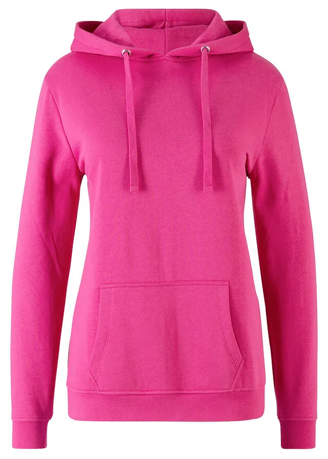 Sudadera básica con capucha Rosa magnolia