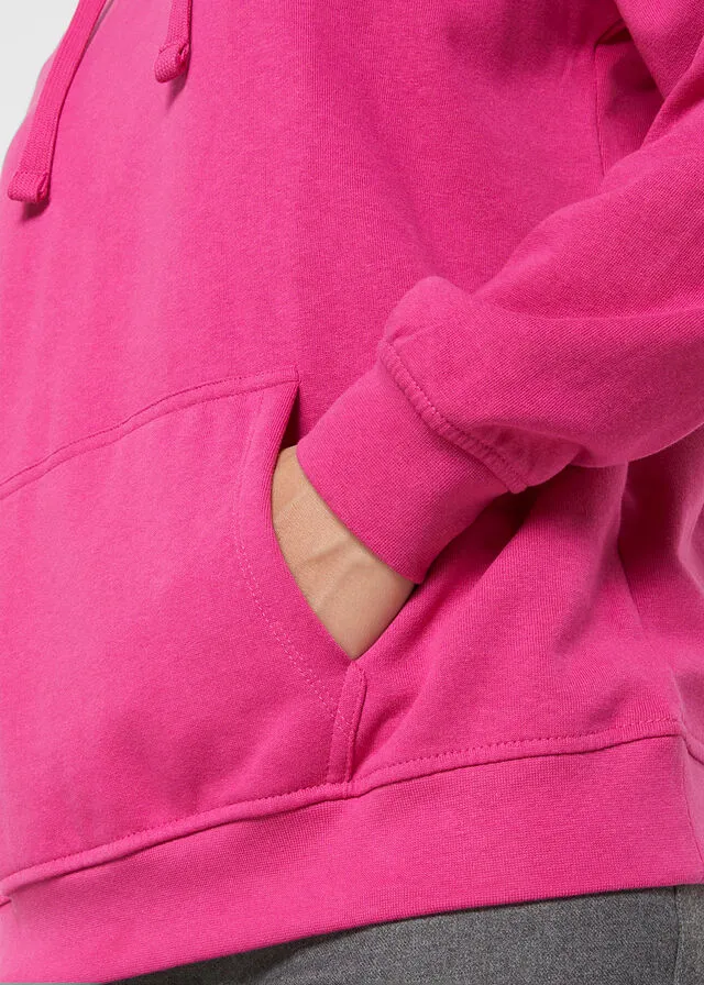 Sudadera básica con capucha Rosa magnolia