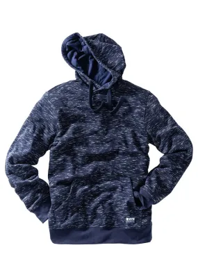 Sudadera con capucha Azul oscuro jaspeado