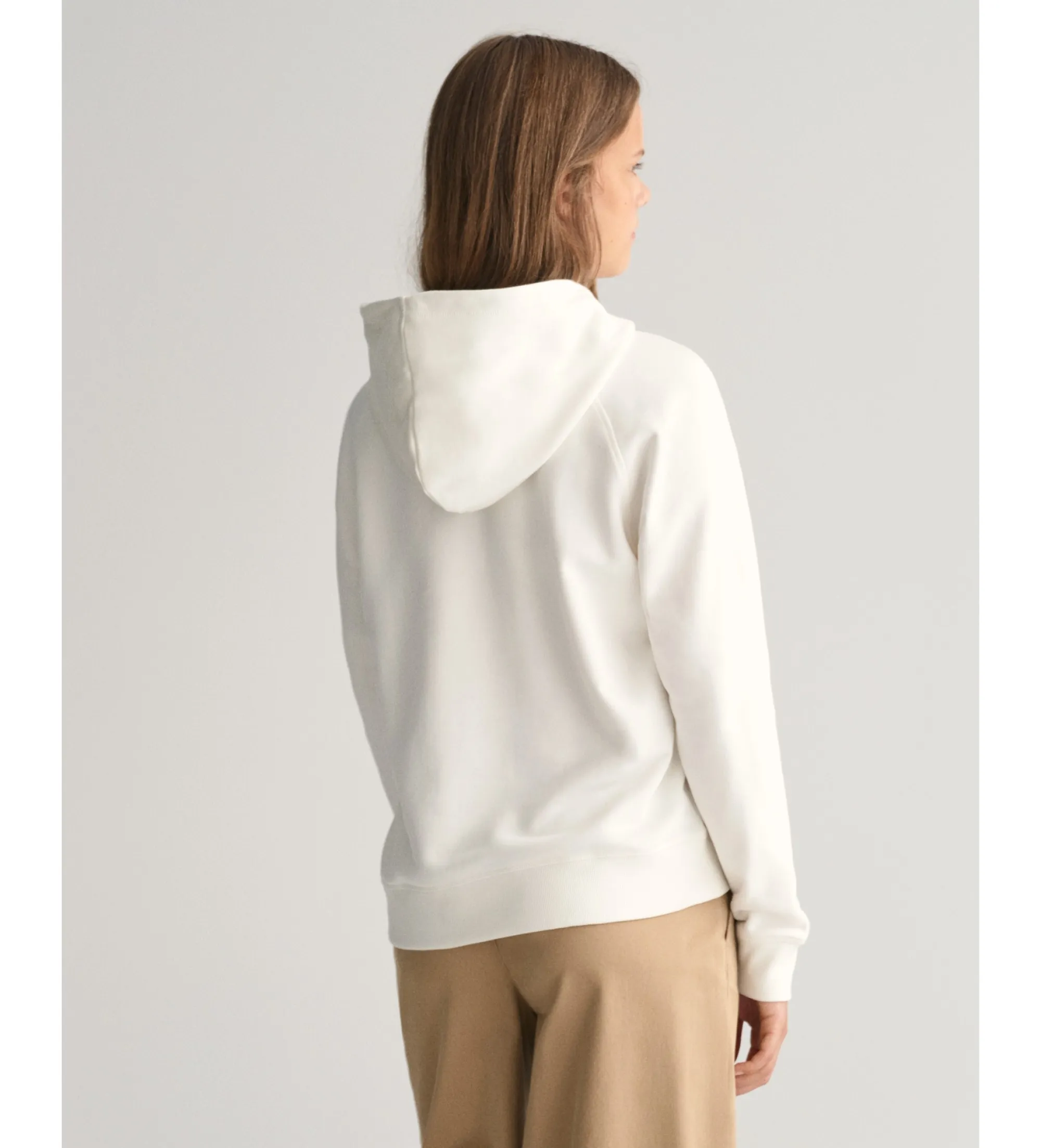 Sudadera con capucha Shield blanco