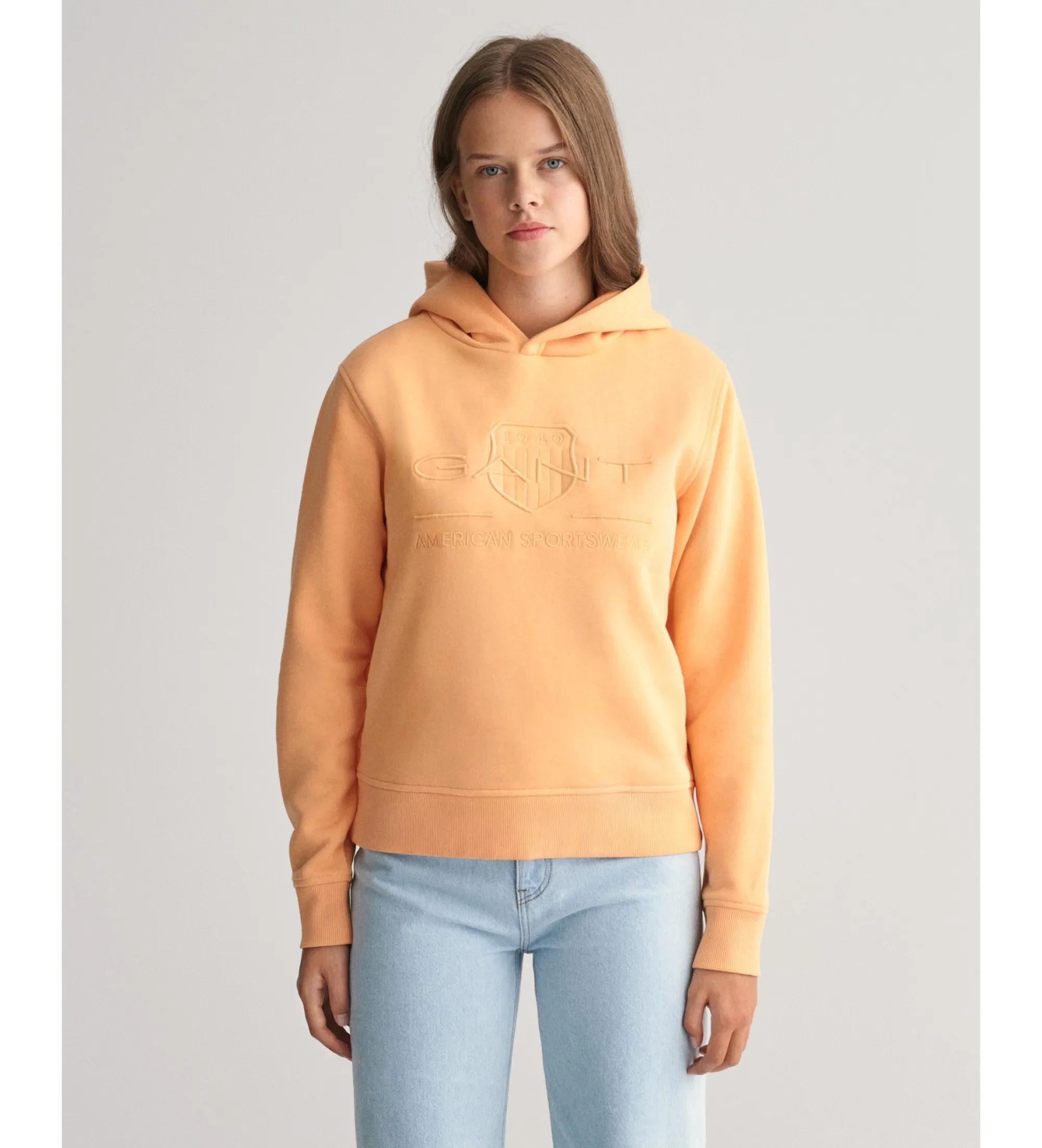 Sudadera con capucha Tonal Shield amarillo