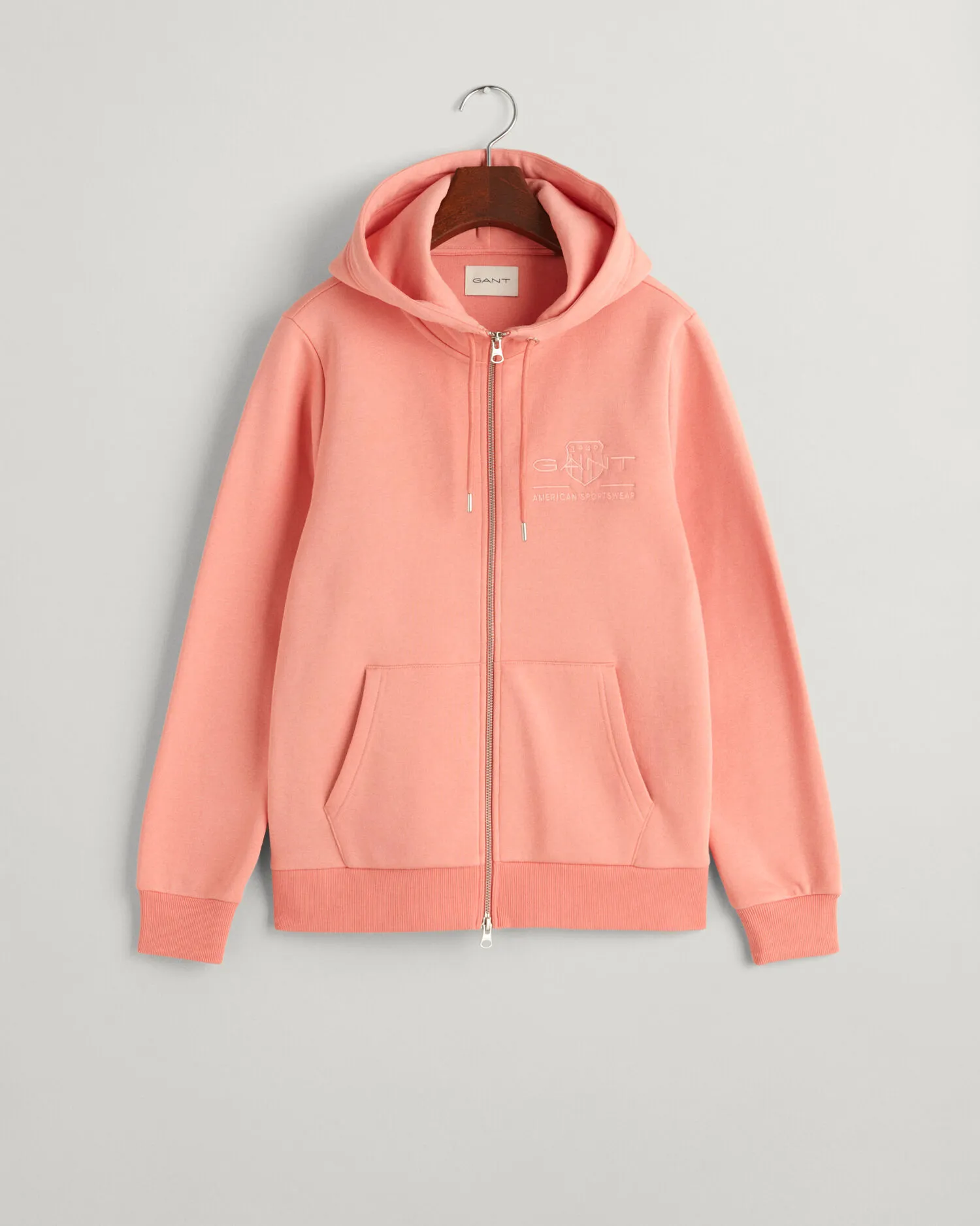 Sudadera con capucha y cremallera Tonal Shield