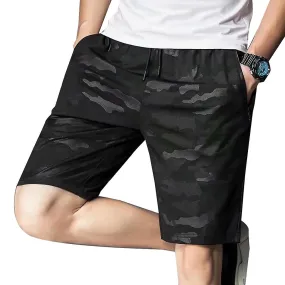 Talla grande Hombre Pantalones cortos Running Fitness Pocket Jogging Jogger Pantalones deportivos