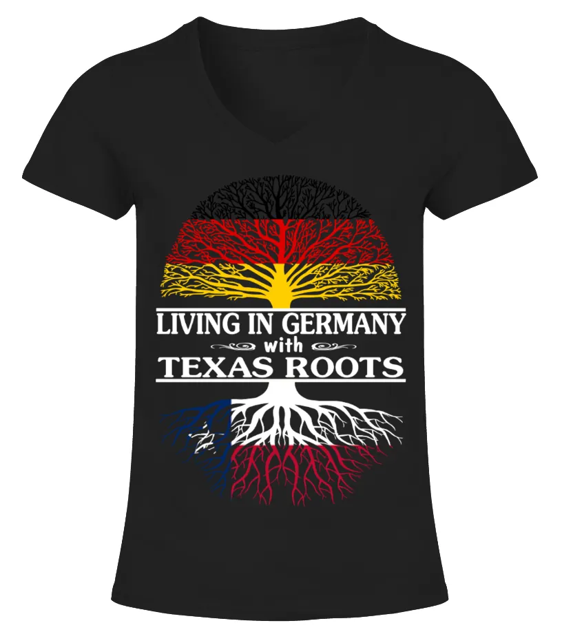 Texas roots - Germany Camiseta cuello pico Mujer