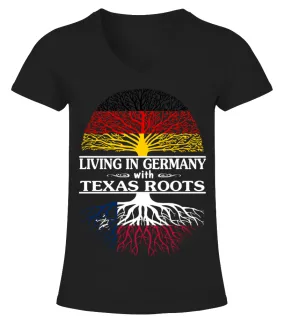 Texas roots - Germany Camiseta cuello pico Mujer