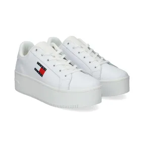 TOMMY HILFIGER Sandalias con plataforma de Mujer YBS WHITE