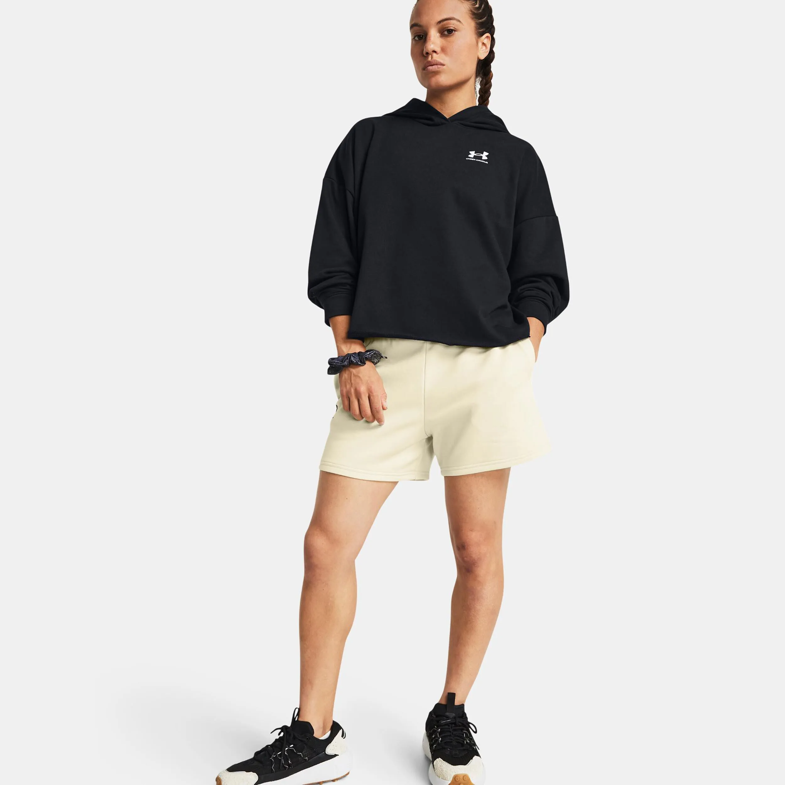 UA Rival Terry OS Sudadera Con Capucha Mujeres