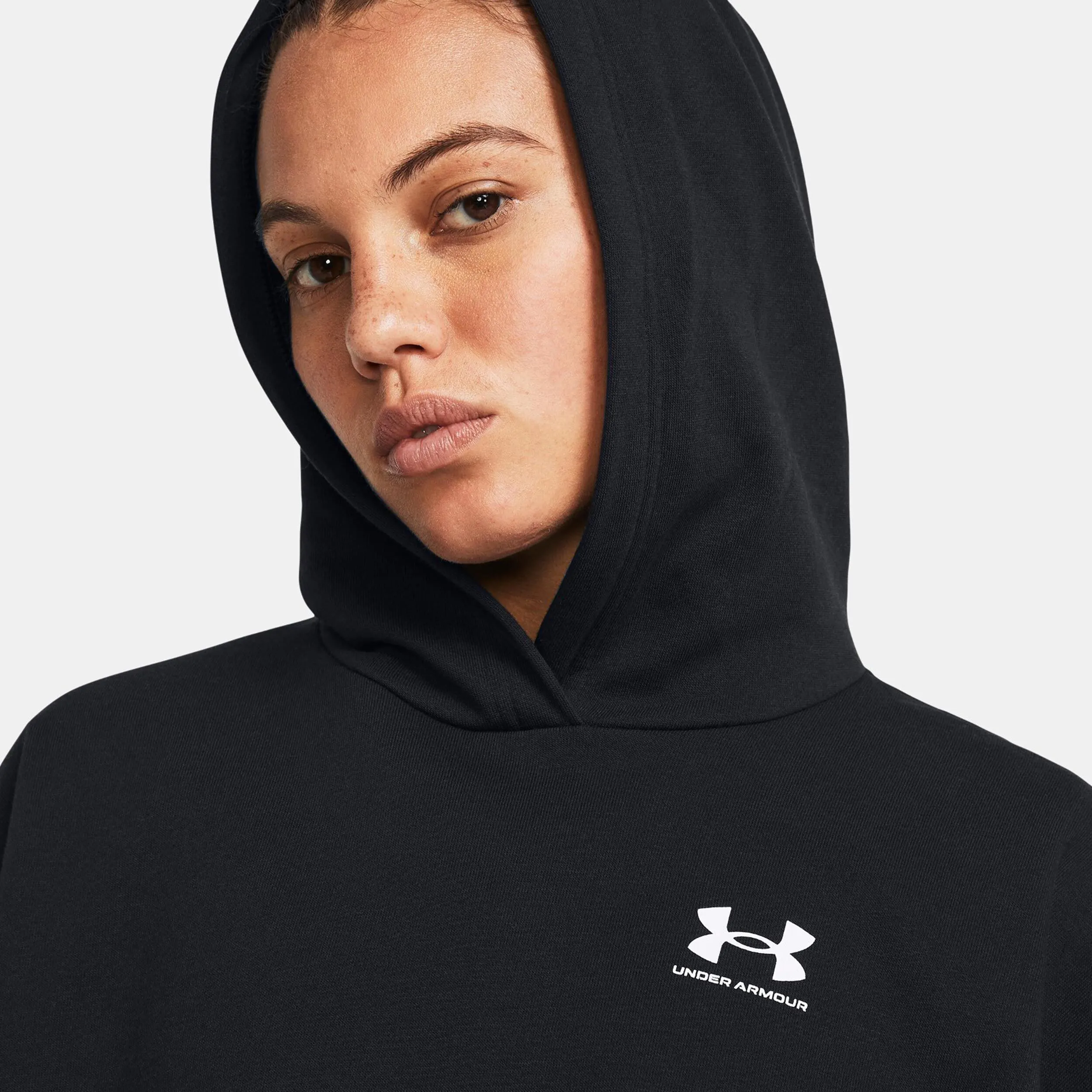 UA Rival Terry OS Sudadera Con Capucha Mujeres